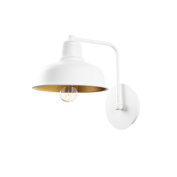 OPVIQ Zidna lampa Berceste 181WHITE-A, bela/zlatna - EP3008296