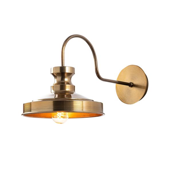 OPVIQ Zidna lampa Berceste 182VINTAGE-A, zlatna - EP3008302