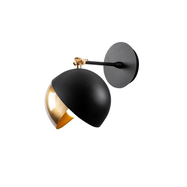 OPVIQ Zidna lampa Berceste 252-A, crna/zlatna - EP3008344