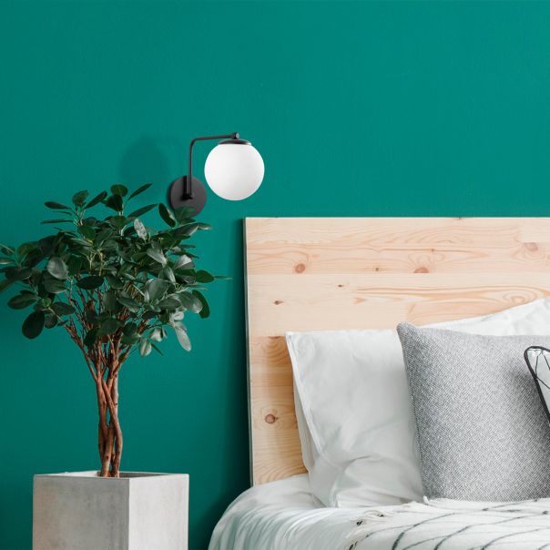 OPVIQ Zidna lampa Daisy-147-A, crna/bela - EP3008377