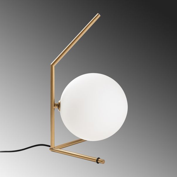 OPVIQ Stona lampa Luminar 14166, zlatna/bela - EP3008386