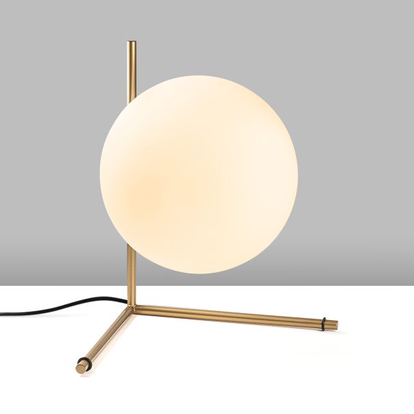 OPVIQ Stona lampa Luminar 14171, zlatna/bela - EP3008389