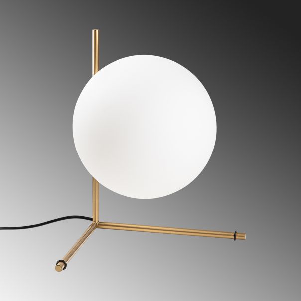 OPVIQ Stona lampa Luminar 14171, zlatna/bela - EP3008389