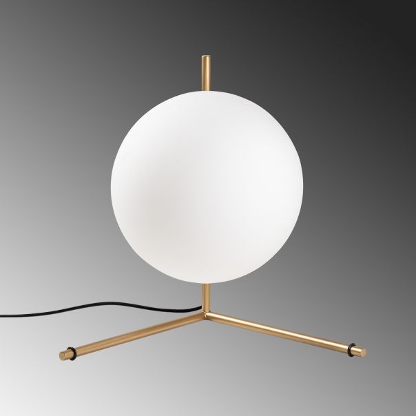 OPVIQ Stona lampa Luminar 14171, zlatna/bela - EP3008389