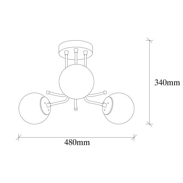 OPVIQ Luster Daisy 146-AV3, bela/zlatna - EP3004267