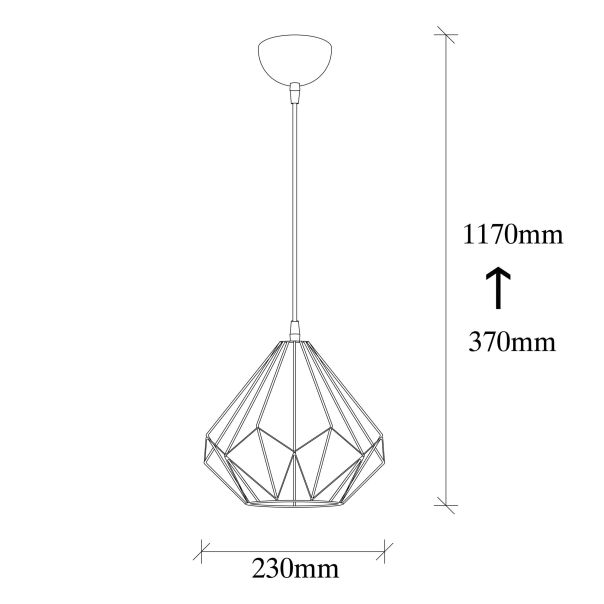 OPVIQ Luster Diamond 704-S, crna - EP3004294