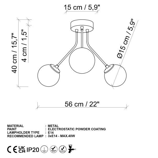 OPVIQ Luster Orıon 13956, bela/zlatna - EP3004453