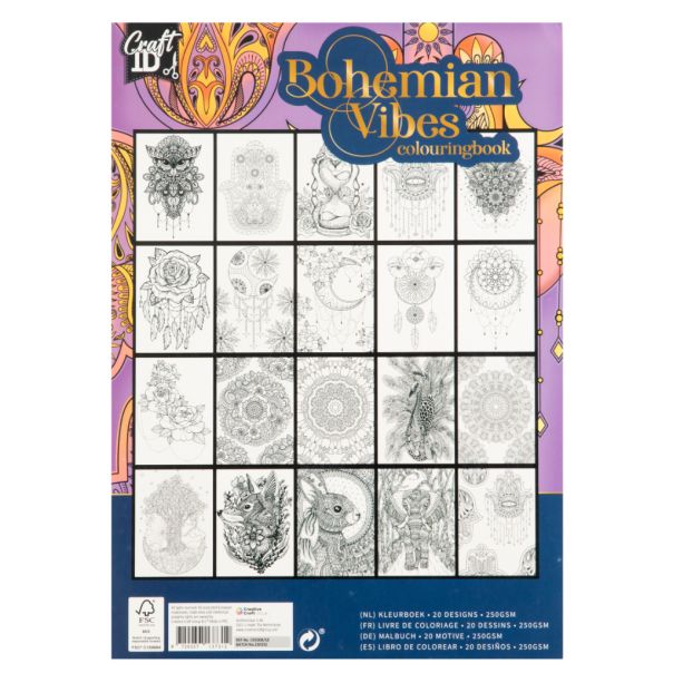 Grafix Bojanka za odrasle Bohemian - 20 strana - 52261-1