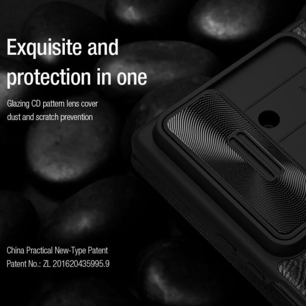 Maska za Samsung F966B Galaxy Z Fold 7 crna (with pen) Nillkin Qin Pro Leather - 222967-1