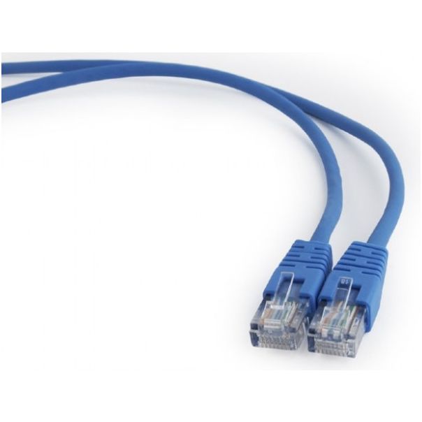 GEMBIRD PP12-1.5M/B Mrezni kabl, CAT5e UTP Patch cord 1.5m blue - 44117