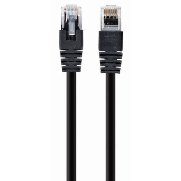 GEMBIRD PP12-7.5M/BK Mrezni kabl, CAT5e UTP Patch cord 7,5m black - 44124-1