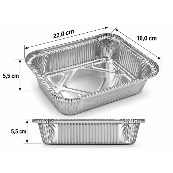 MKS Aluminijumska posuda 22 × 16 cm - EP3267962