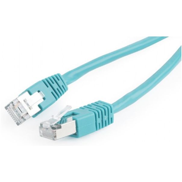 GEMBIRD PP22-1M/G Mrezni kabl FTP Cat5e Patch cord, 1m green - 44137