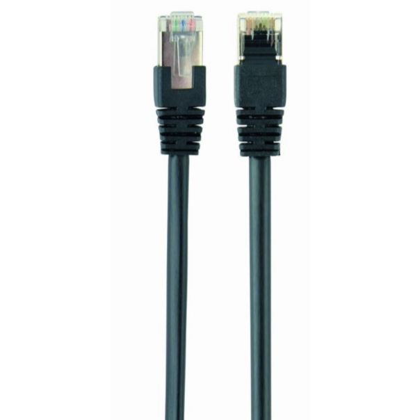 GEMBIRD PP22-0.5M/BK Mrezni kabl FTP Cat5e Patch cord, 0.5m black - 44128