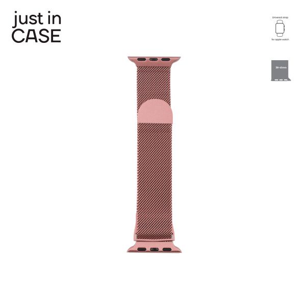 NARUKVICA 2in1, tekstil/metal, 38-41mm, roze - MT3841PKPK