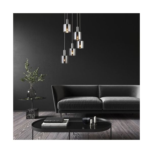 Rabalux Visilica Donati E27 5x MAX 60W hrom (5251) - 5251