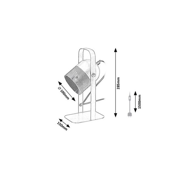 Rabalux Stona lampa Ronnie E14 1x MAX 25W bež (5255) - 5255