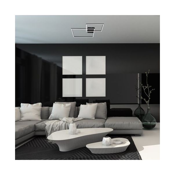 Rabalux Plafonjera Ocean LED 26W mat crno (5256) - 5256-1