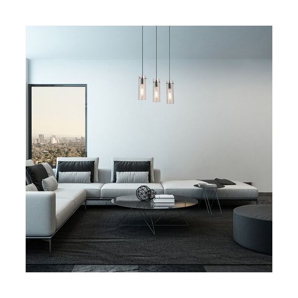 Rabalux Visilica Acantha E27 3x MAX 40W crna (5259) - 5259-1