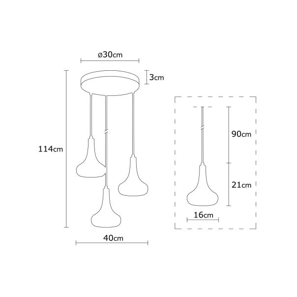 OPVIQ Visilica Berceste N-1374, crna - EP3004963