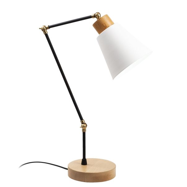 OPVIQ Stona lampa Manavgat N-598, crna/bela - EP3005062