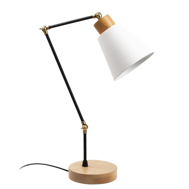 OPVIQ Stona lampa Manavgat N-598, crna/bela - EP3005062