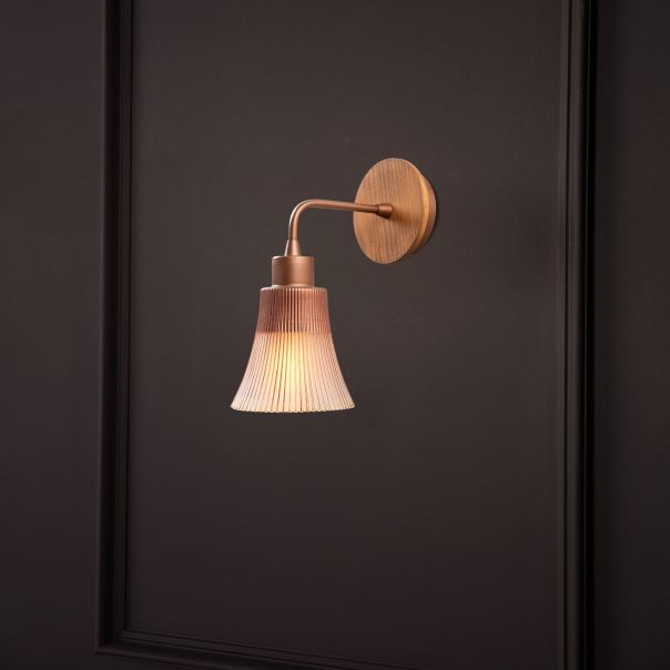 OPVIQ Zidna lampa Foca N-130, braon/bronzana - EP3005116
