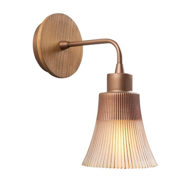 OPVIQ Zidna lampa Foca N-130, braon/bronzana - EP3005116