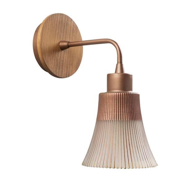 OPVIQ Zidna lampa Foca N-130, braon/bronzana - EP3005116