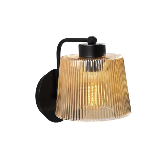 OPVIQ Zidna lampa Kemer N-271, crna/žuta - EP3005146