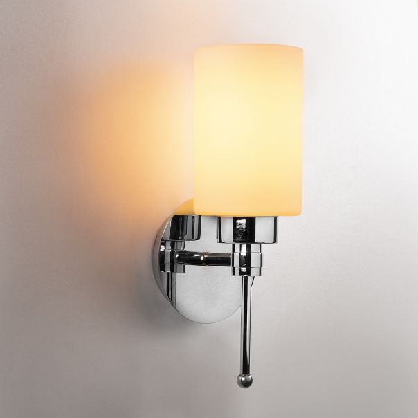 OPVIQ Zidna lampa Balcova N-344,  srebrna/bela - EP3005176