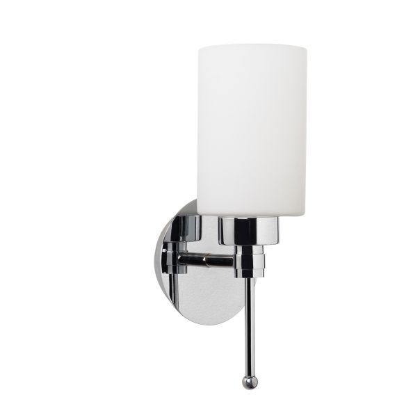 OPVIQ Zidna lampa Balcova N-344,  srebrna/bela - EP3005176