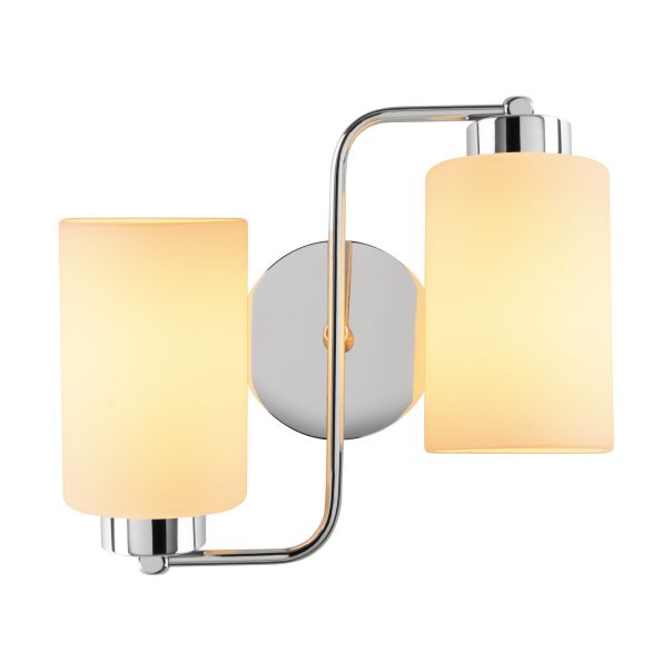 OPVIQ Zidna lampa Balcova N-346, srebrna/bela - EP3005200