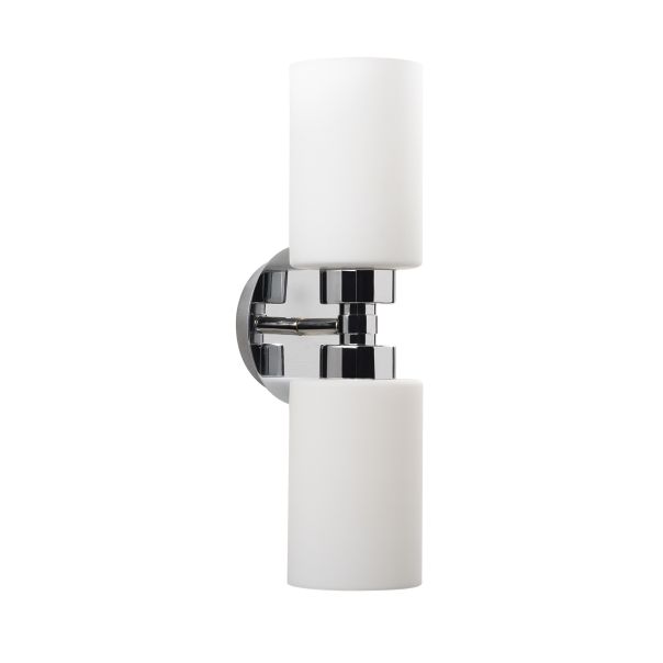 OPVIQ Zidna lampa Balcova N-347, srebrna/bela - EP3005212