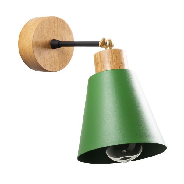 OPVIQ Zidna lampa Manavgat N-614, zelena/braon - EP3005272