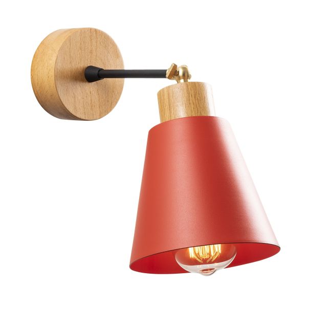 OPVIQ Zidna lampa Manavgat N-616, crvena/braon - EP3005281