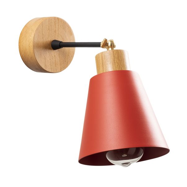 OPVIQ Zidna lampa Manavgat N-616, crvena/braon - EP3005281