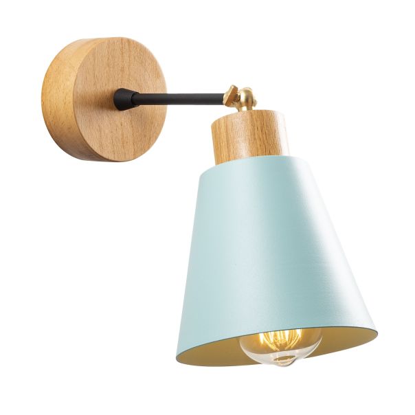 OPVIQ Zidna lampa Manavgat N-617, tirkizna/braon - EP3005293