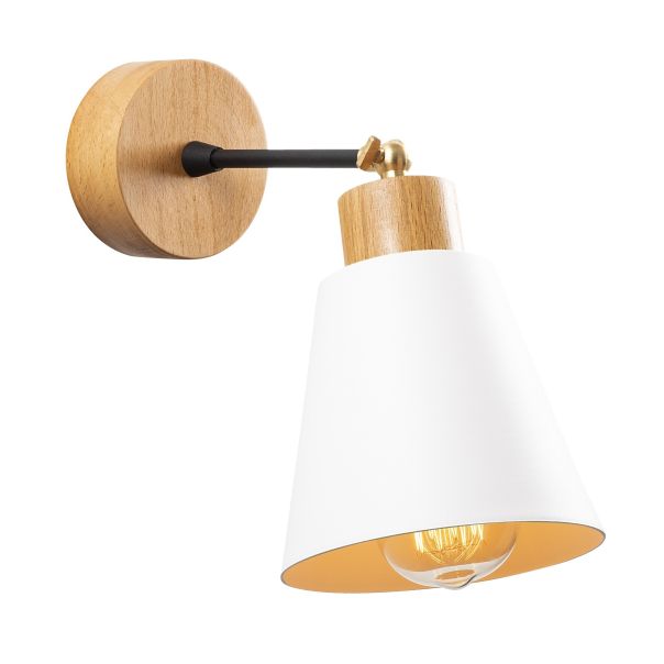OPVIQ Zidna lampa Manavgat N-618, braon/bela - EP3005305