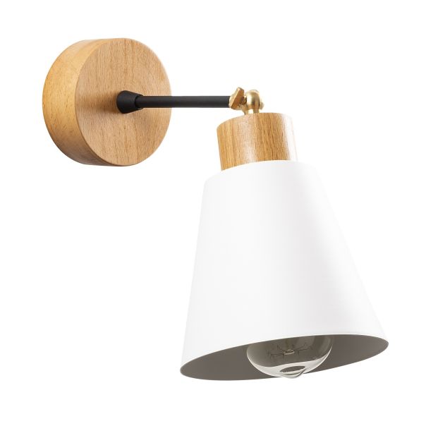OPVIQ Zidna lampa Manavgat N-618, braon/bela - EP3005305