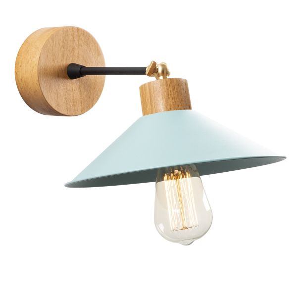 OPVIQ Zidna lampa Manavgat N-627, tirkizna/braon - EP3005335