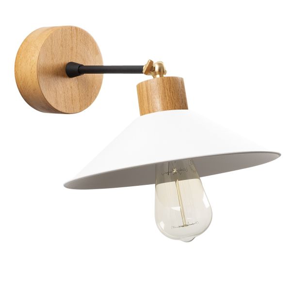 OPVIQ Zidna lampa Manavgat N-628, braon/bela - EP3005341