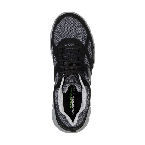 SKECHERS Patike burns M - 52635-BKGY
