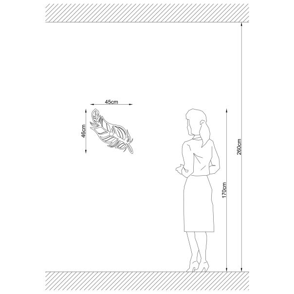 OPVIQ Zidna lampa W-030, crna - EP3005794