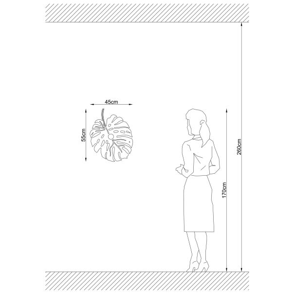 OPVIQ Zidna lampa W-035, crna - EP3005806