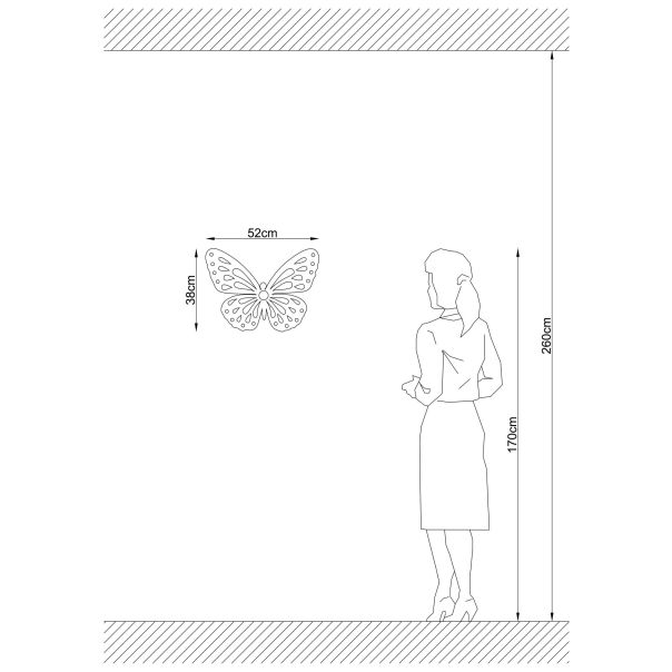 OPVIQ Zidna lampa W-045, crna - EP3005845