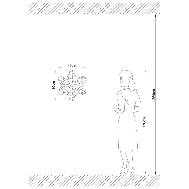 OPVIQ Zidna lampa W-052, crna - EP3005869