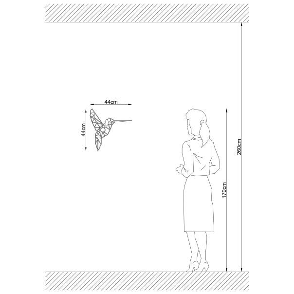 OPVIQ Zidna lampa W-053, crna - EP3005878