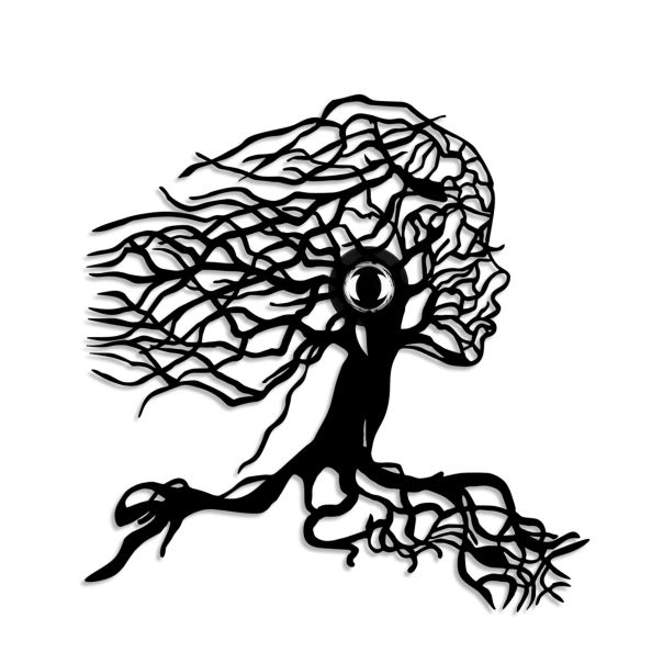 OPVIQ Zidna lampa Tree Woman, crna - EP3005905