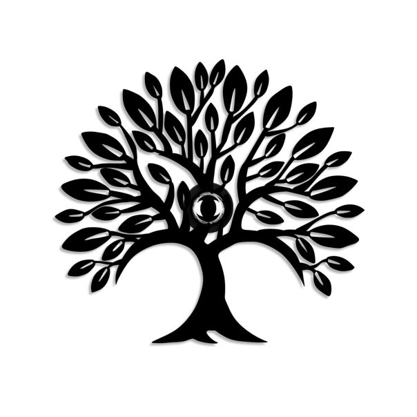 OPVIQ Zidna lampa Heart Tree V2, crna - EP3005929